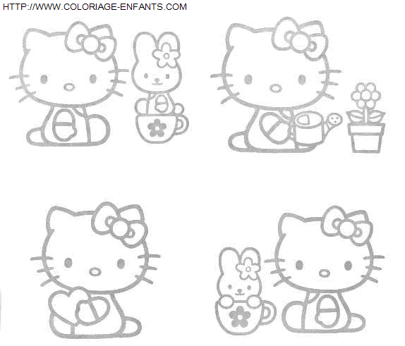 dibujo Hello Kitty