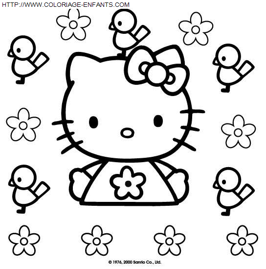 dibujo Hello Kitty