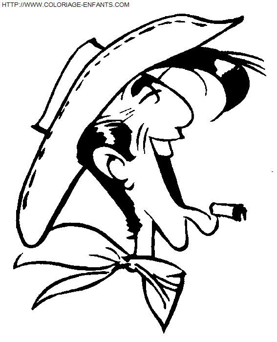 dibujo Lucky Luke