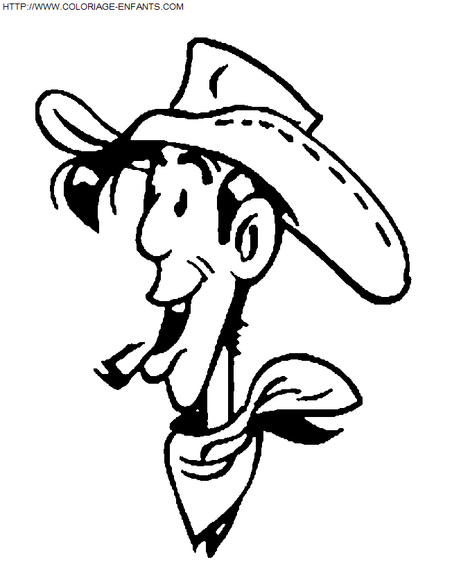 dibujo Lucky Luke