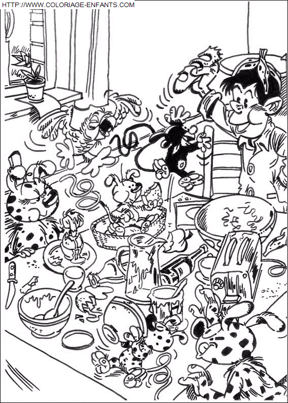 dibujo Marsupilami