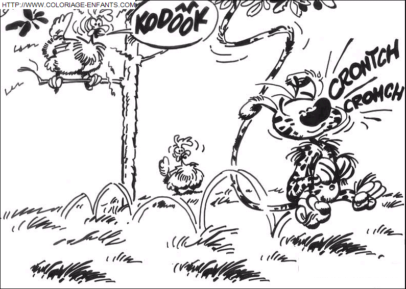 dibujo Marsupilami