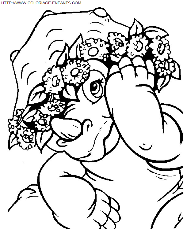 dibujo Paqueno Dinosaurio