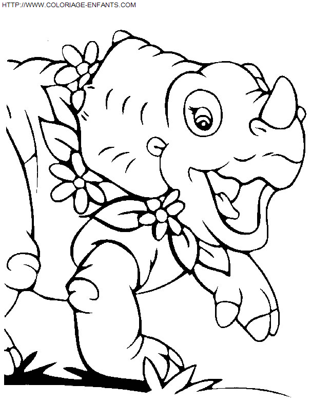 dibujo Paqueno Dinosaurio