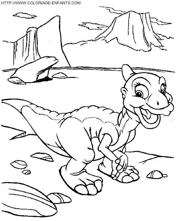 dibujo Paqueno Dinosaurio