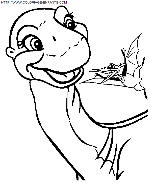 dibujo Paqueno Dinosaurio