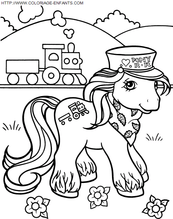 dibujo Mi pequeno Pony
