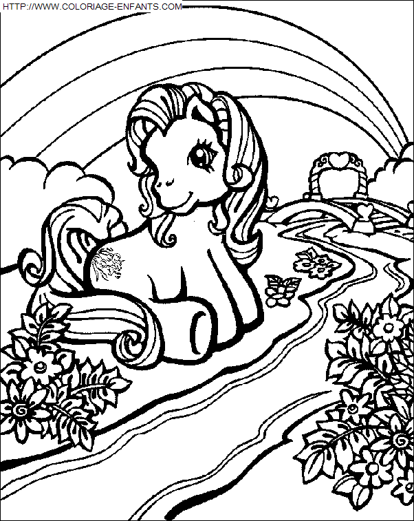 dibujo Mi pequeno Pony