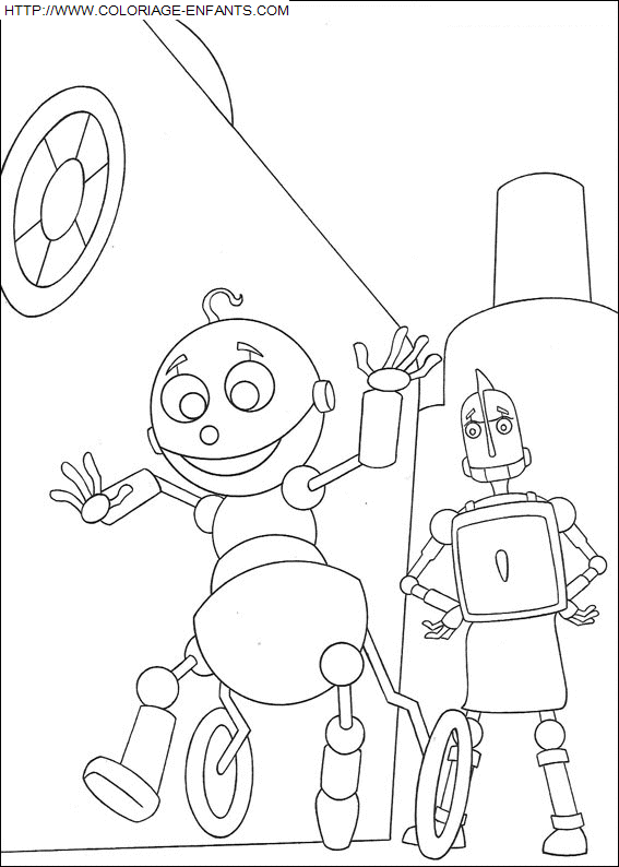 dibujo Robots