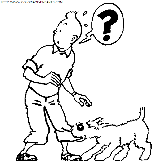 dibujo Tintin