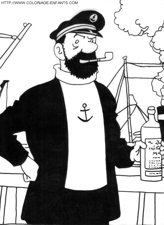 dibujo Tintin