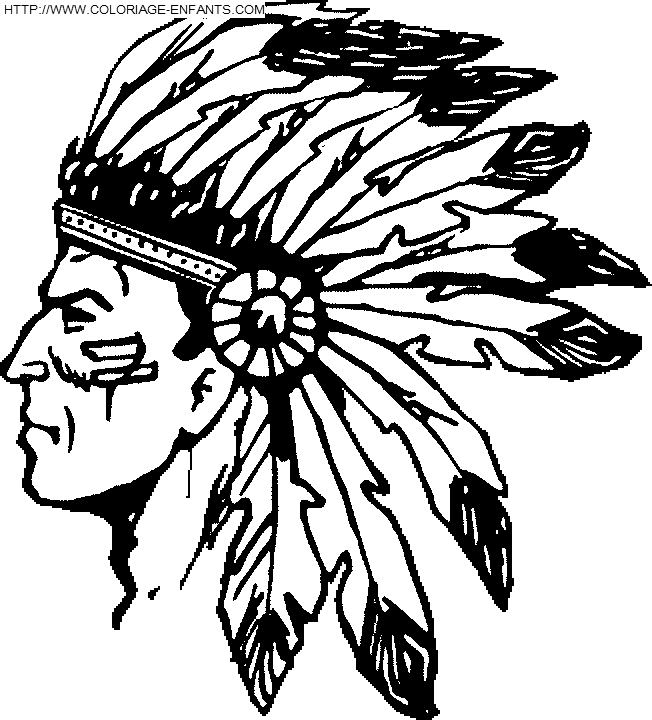 dibujo Indios