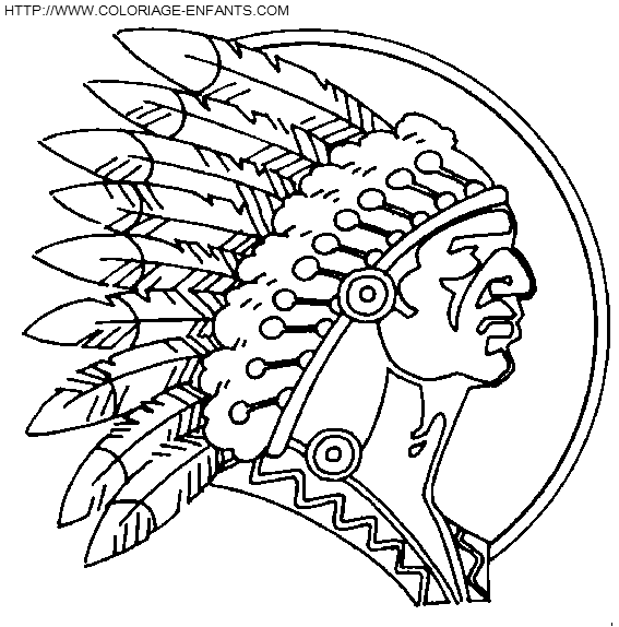 dibujo Indios