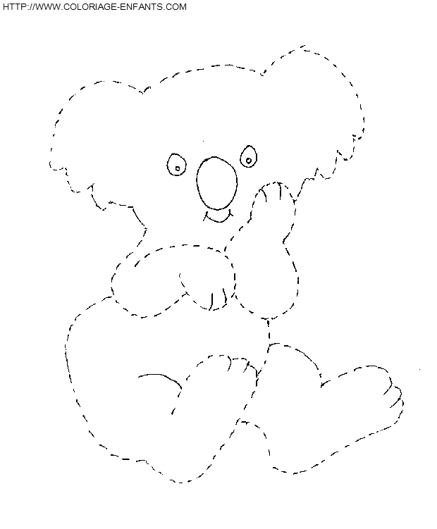 dibujo Koalas