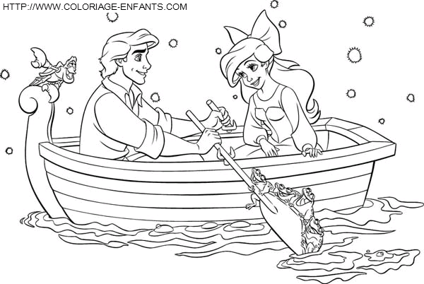 dibujo La sirenita