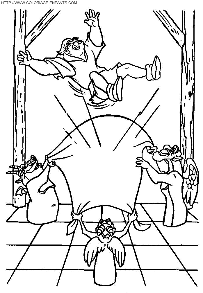 dibujo El jorobado de Notre Dame