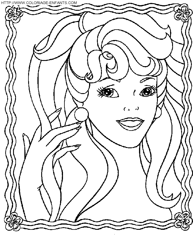 dibujo Barbie