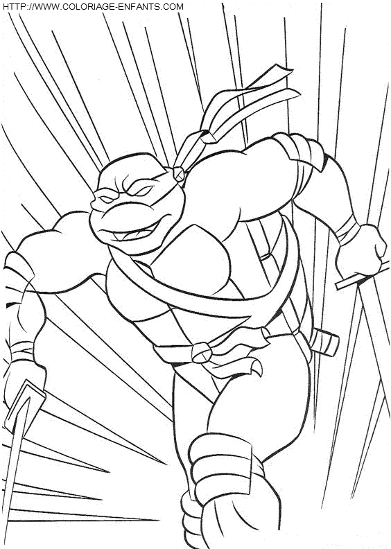 dibujo Las Tortugas Ninja Turtles