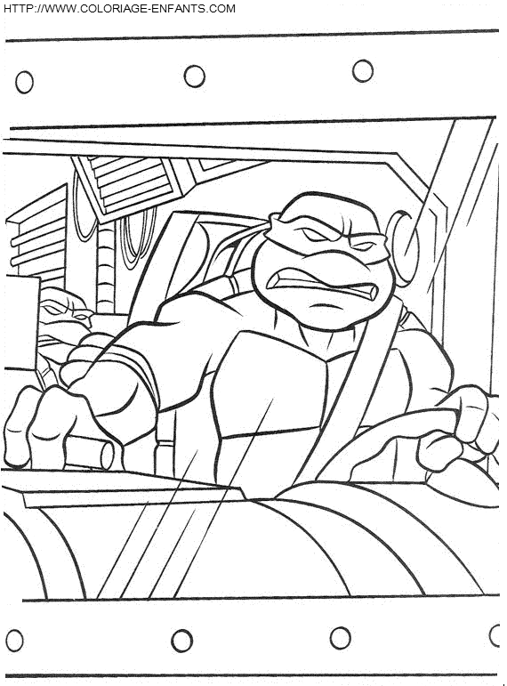 dibujo Las Tortugas Ninja Turtles