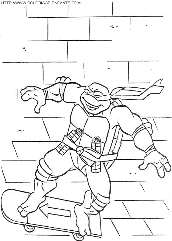 dibujo Las Tortugas Ninja Turtles