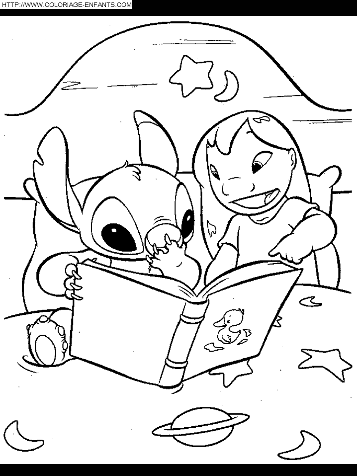 dibujo Lilo et Stitch