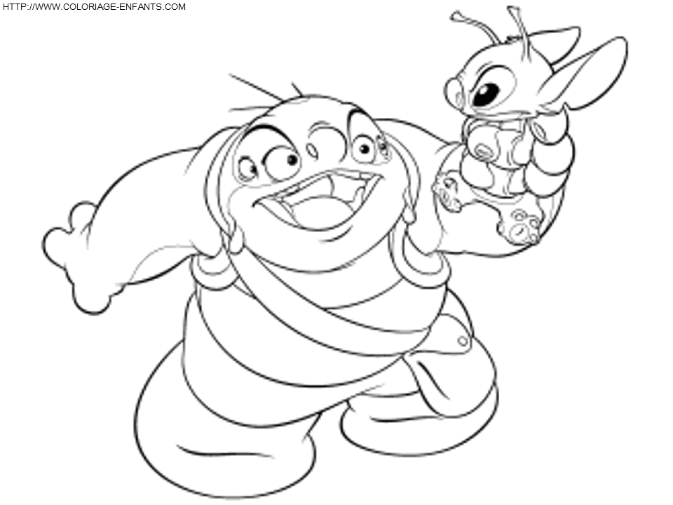 dibujo Lilo et Stitch