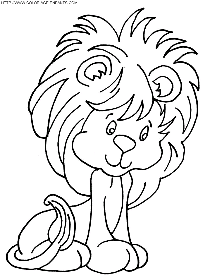 dibujo Leones