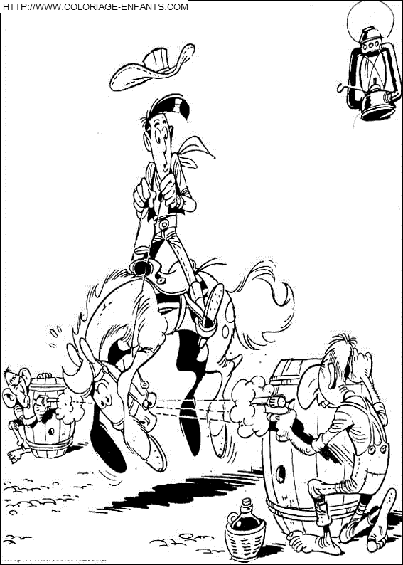 dibujo Lucky Luke