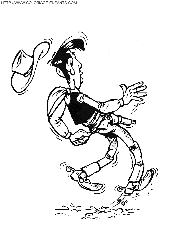 dibujo Lucky Luke