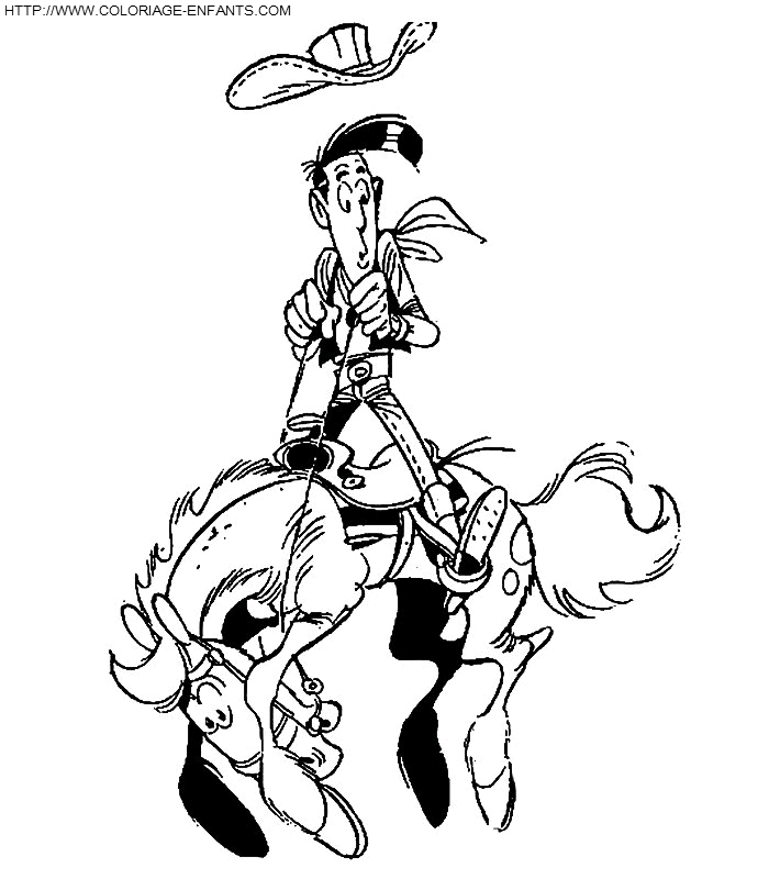 dibujo Lucky Luke