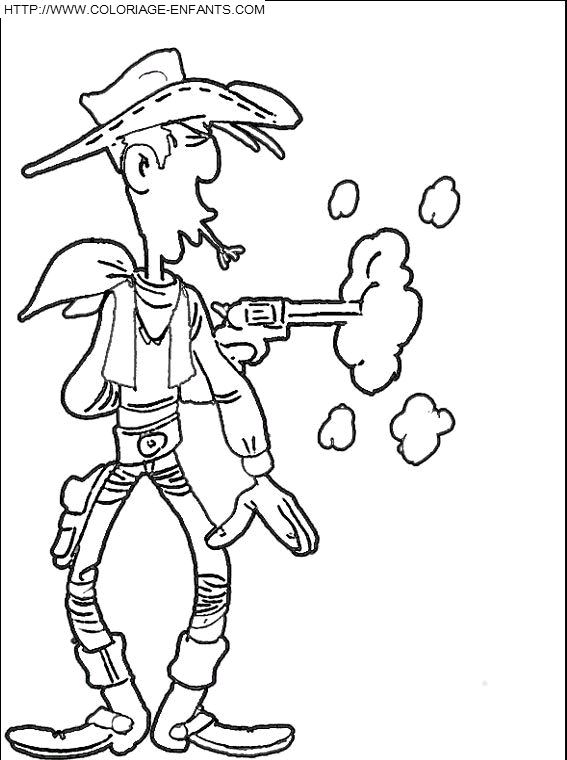 dibujo Lucky Luke