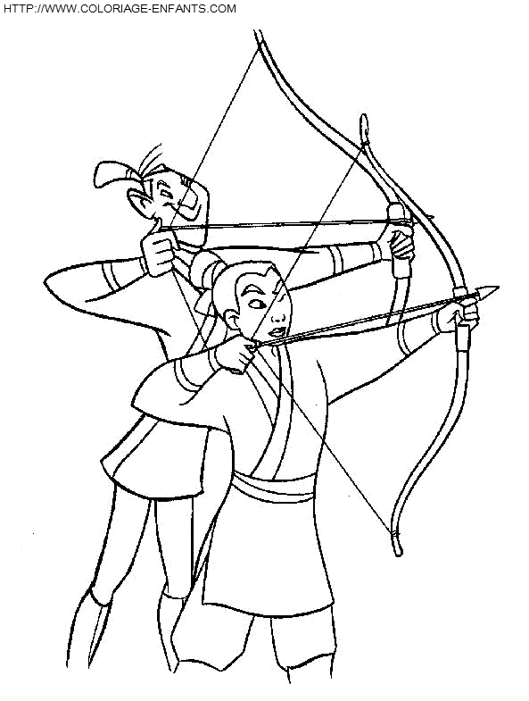 dibujo Mulan