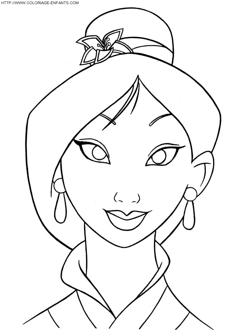 dibujo Mulan