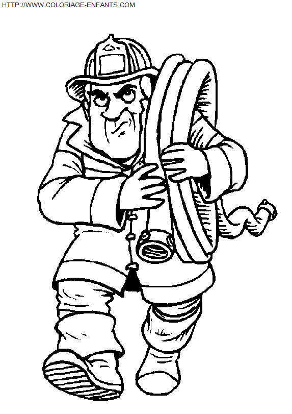 dibujo Bomberos