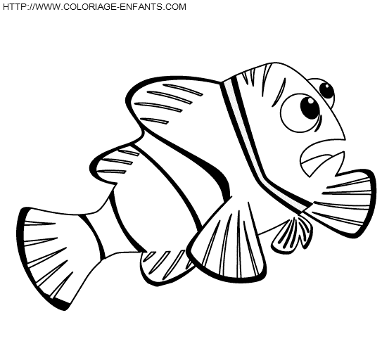 dibujo Buscando a Nemo