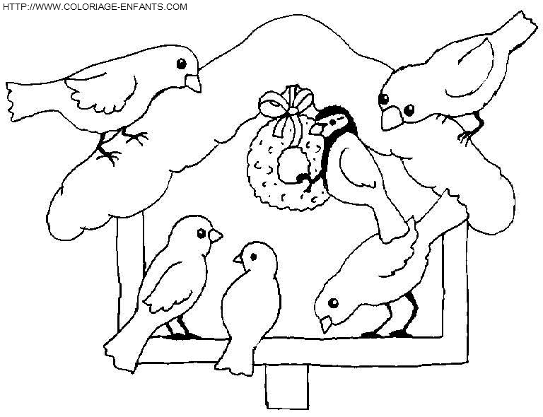 dibujo Pajaros