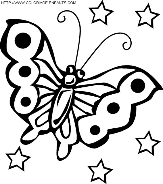 dibujo Mariposas