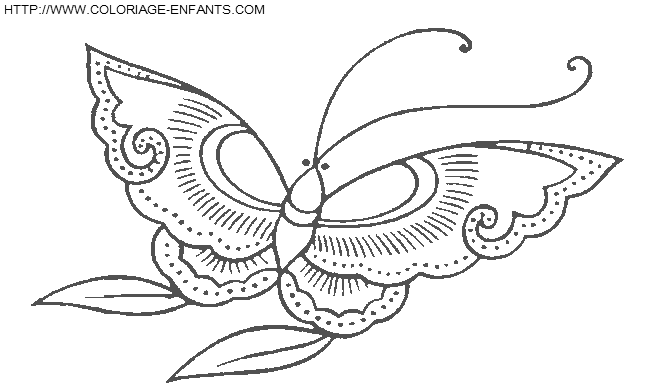 dibujo Mariposas