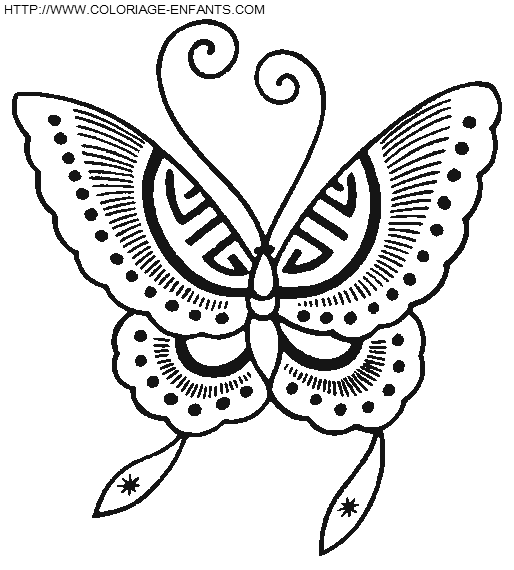 dibujo Mariposas