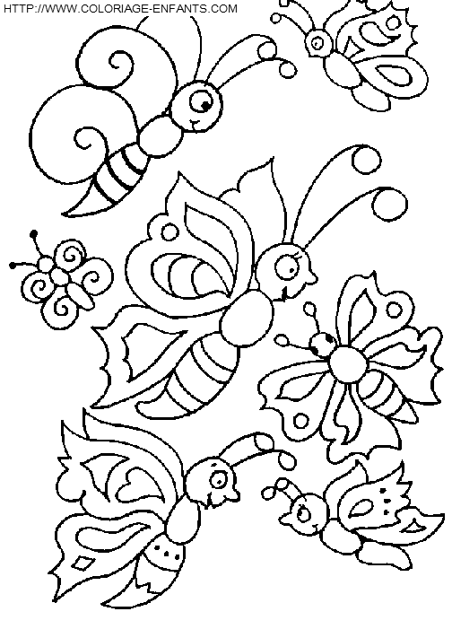 dibujo Mariposas