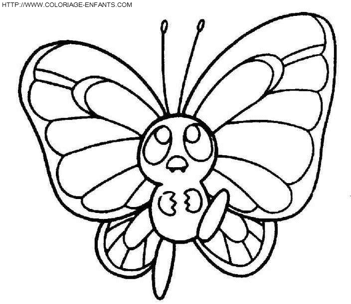 dibujo Mariposas