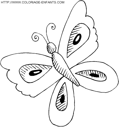 dibujo Mariposas