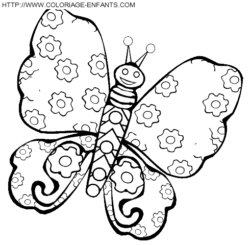 dibujo Mariposas