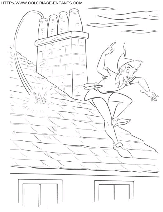 dibujo Peter Pan