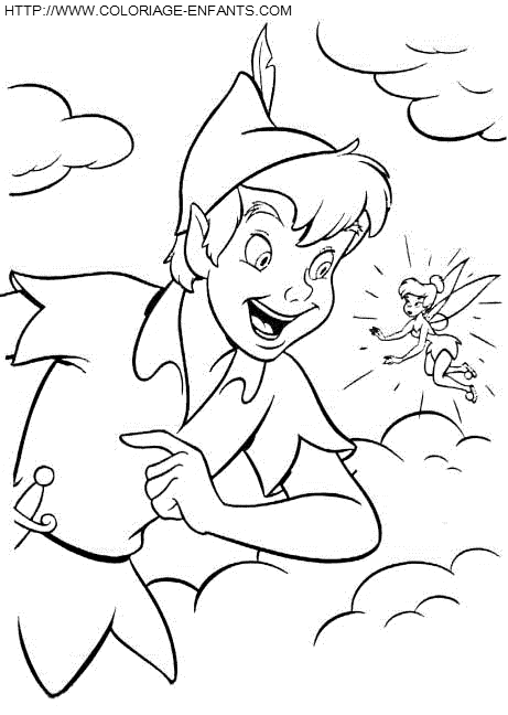 dibujo Peter Pan