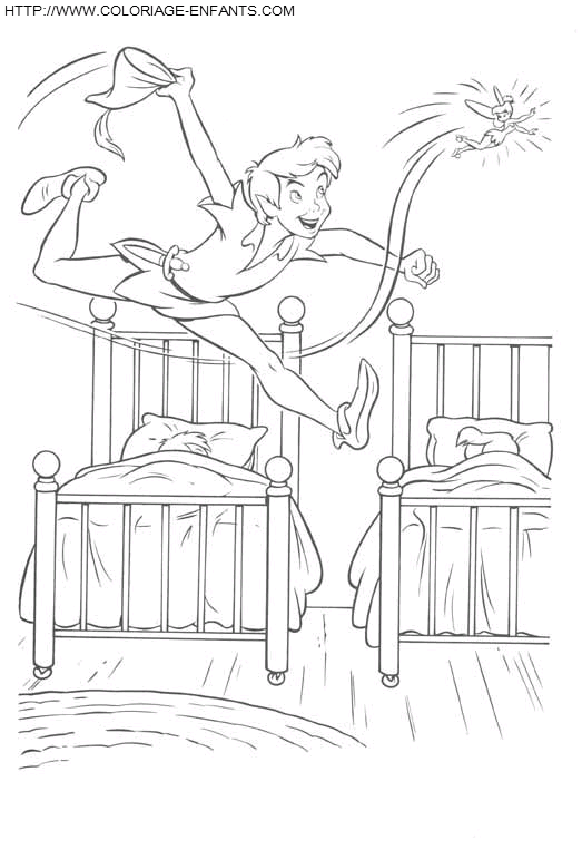 dibujo Peter Pan