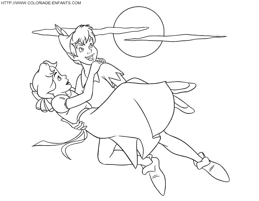 dibujo Peter Pan