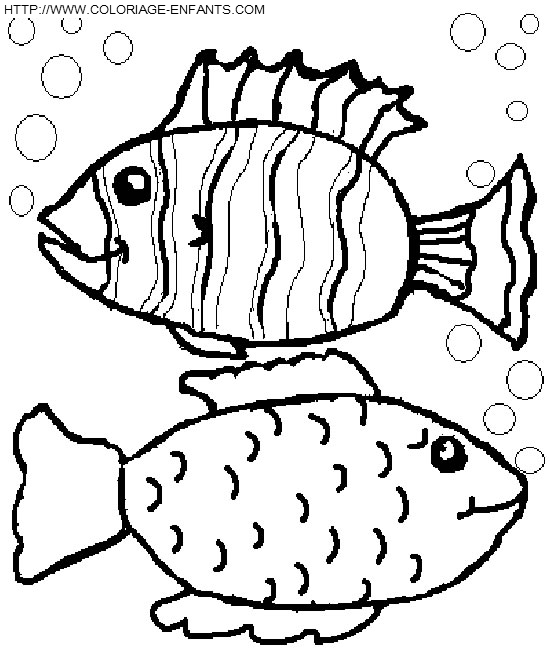 dibujo Pescados