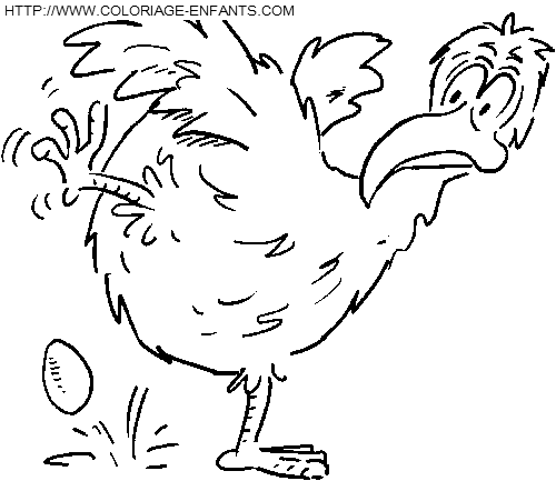 dibujo Gallinas