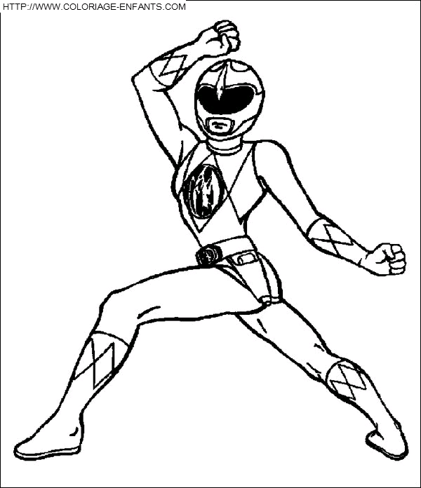 dibujo Power Rangers